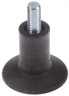 Apparatfot Gänga M10 ø 50mm H 42mm Gänga L 20mm