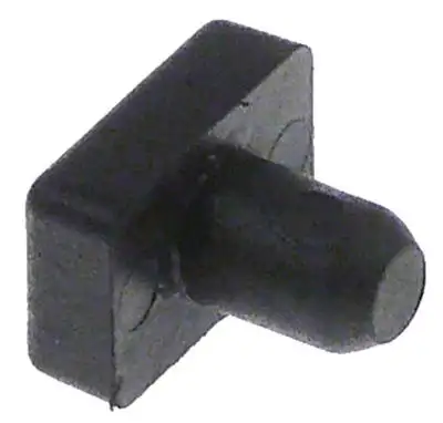 Pluggar Gummi H 4mm L 14mm Monterings-ø 6mm B 10mm