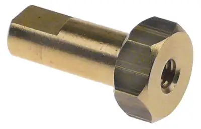 Axel Gänga M5 Mässing ø 10mm L 24mm