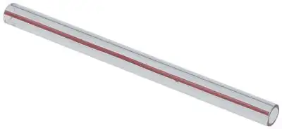 Vätskenivårör ø 11mm ID ø 8mm H 155mm Märkning röd