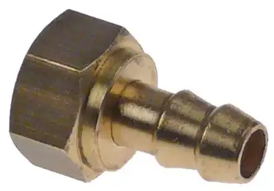 Slanganslutning L 25mm SW 15 Slang ø 85mm 1/8"
