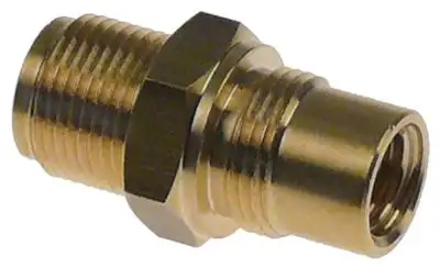 Skruvkoppling Gänga 1/2" ø 18mm ID ø 85mm L 46mm