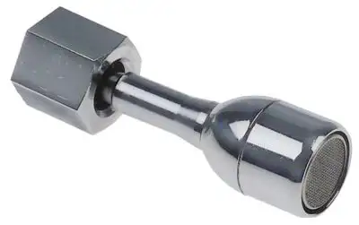 Vattenrör Gänga 3/8" L 75mm SW 22