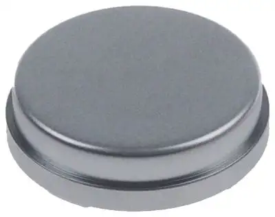 Ändlock ø 25mm silver