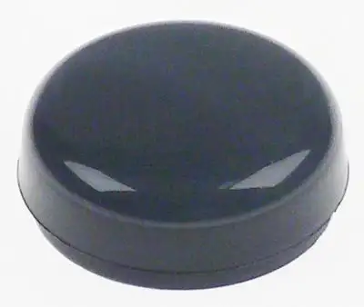 Ändlock ø 32mm svart