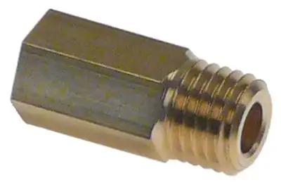 Munstyckshållare Gänga M8 Mässing L 12mm SW 8