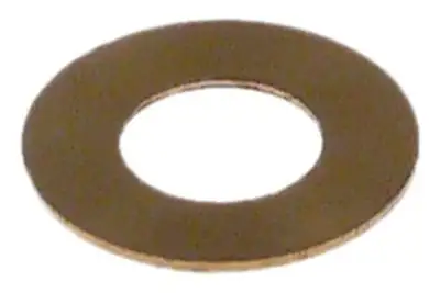 Bricka ID ø 7mm YD ø 14mm Mässing