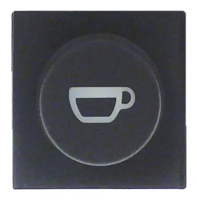 Knapp ø 30mm brun L 43mm B 43mm Kaffe