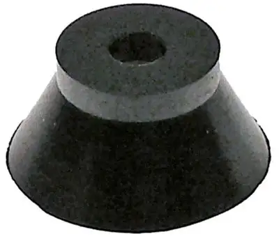 Apparatfot Gummi ø 28mm H 14mm Hål ø 65mm