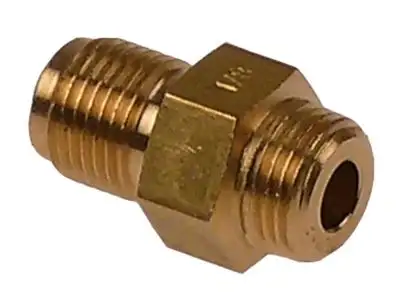 Dubbelnipplar Gänga 1/8" - 1/8" Mässing