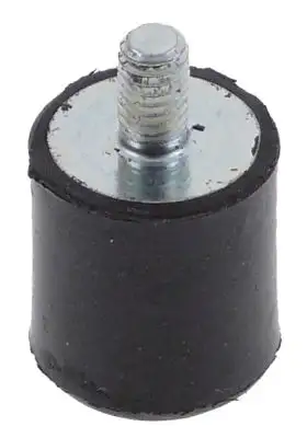 Apparatfotsats Gänga M6 ø 20mm H 23mm Gänga L 10mm