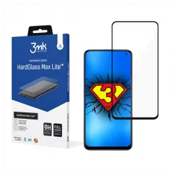 3MK Samsung Galaxy F52 5G HG Max Lite Svart, Högsta reptålighet 9H Hög styrka Perfekt färgåtergivning Enkel montering