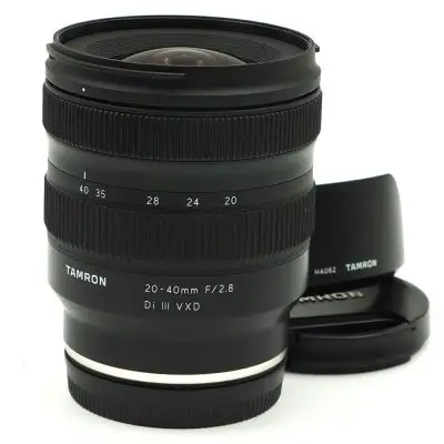 Tamron 20-40/2.8 Di III VXD -objektiv, Sony FE BEGAGNAD