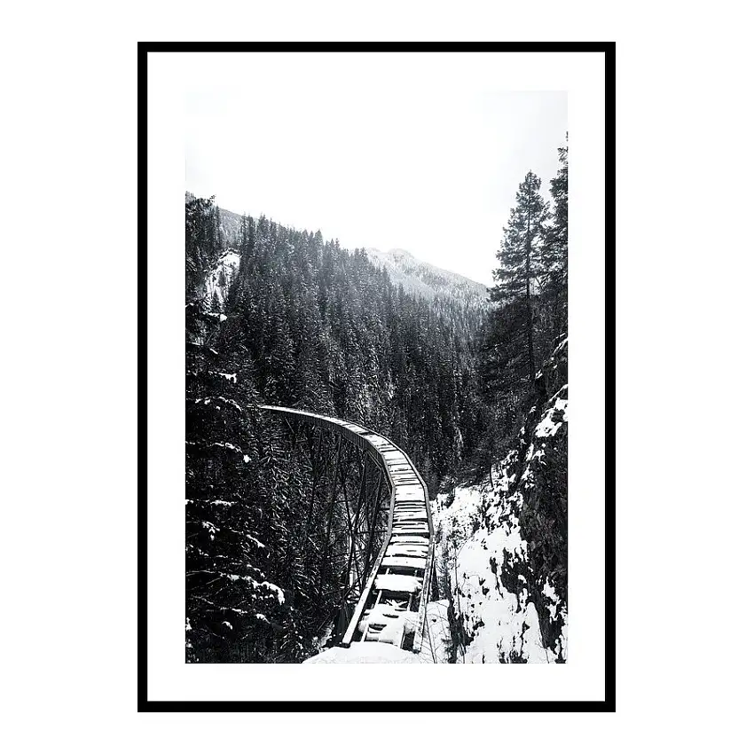 Poster GallerixWinter RailroadStorlek: 30x40 cm