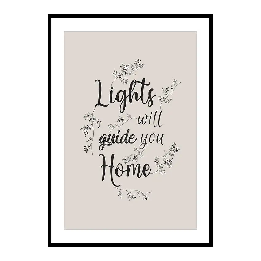 Poster GallerixLights Will Guide You Home