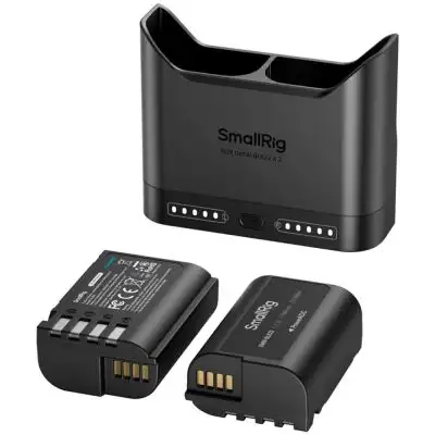 SmallRig 5487 Charging Kit, Panasonic (2x DMW-BLK22 batteri + laddare)