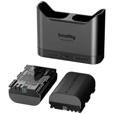 SmallRig 5485 Charging Kit, Canon (2x LP-E6P batteri + laddare)