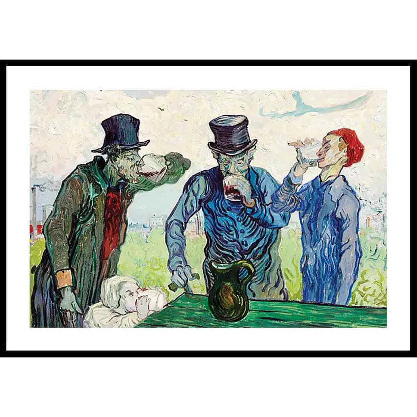 Poster GallerixThe Drinkers By Vincent van Gogh