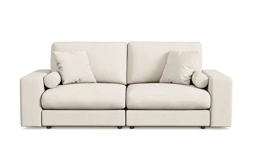 Andrarum Arken Lyx 3-sits Djup Soffa i Tyg Ljusbeige