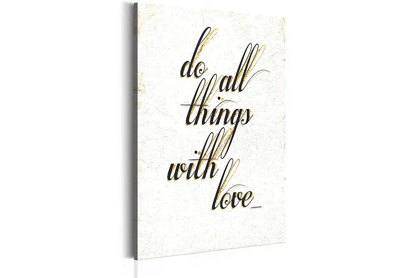 Tavla My Home: Things with love 80x120