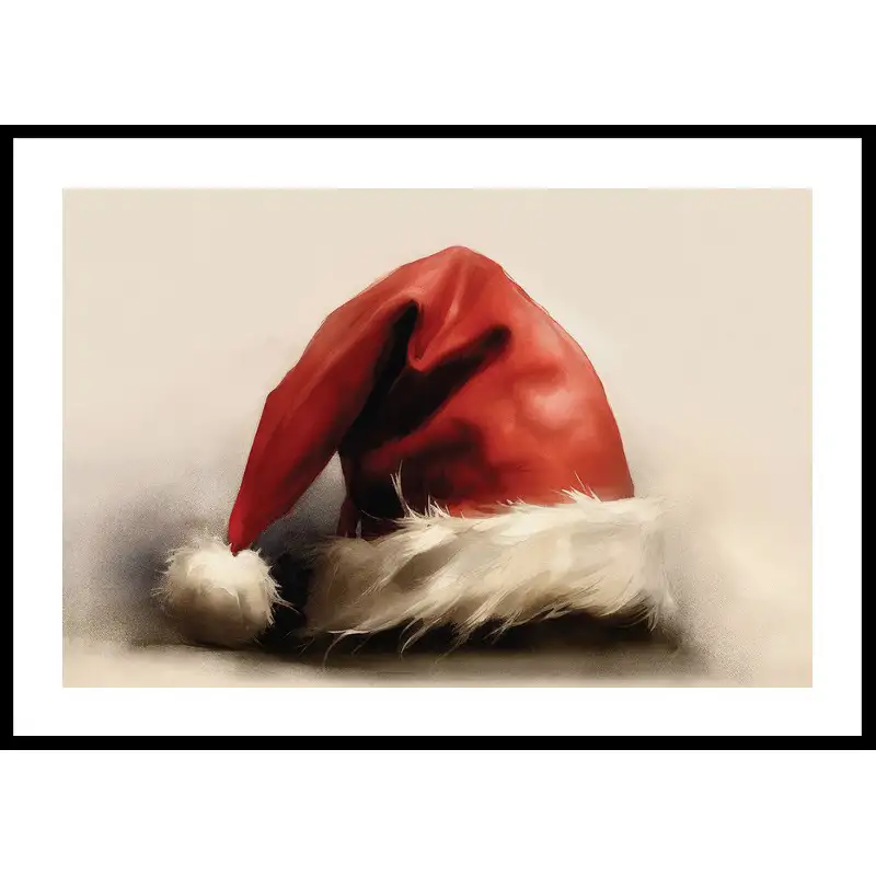 Poster GallerixSantas Christmas Hat50x70 cm