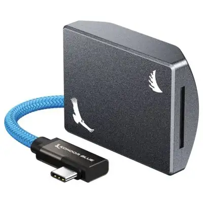 Angelbird Kondor Blue SDXC Recording Module -kortläsare, Space Gray