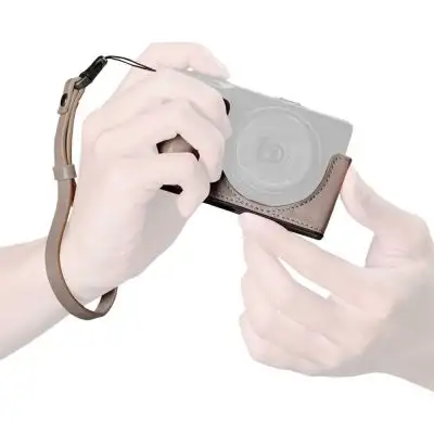 SmallRig 5677 Leather Case Kit, grå (Ricoh GR IV / III Serien)