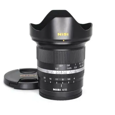 NiSi 15/4 -objektiv, Sony E BEGAGNAD