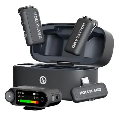 Hollyland LARK MAX 2 Combo Wireless Microphone System (camera/mobile)