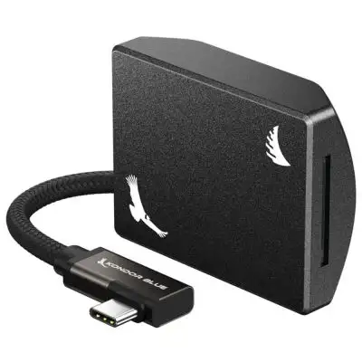 Angelbird Kondor Blue SDXC Recording Module -kortläsare, Raven Black