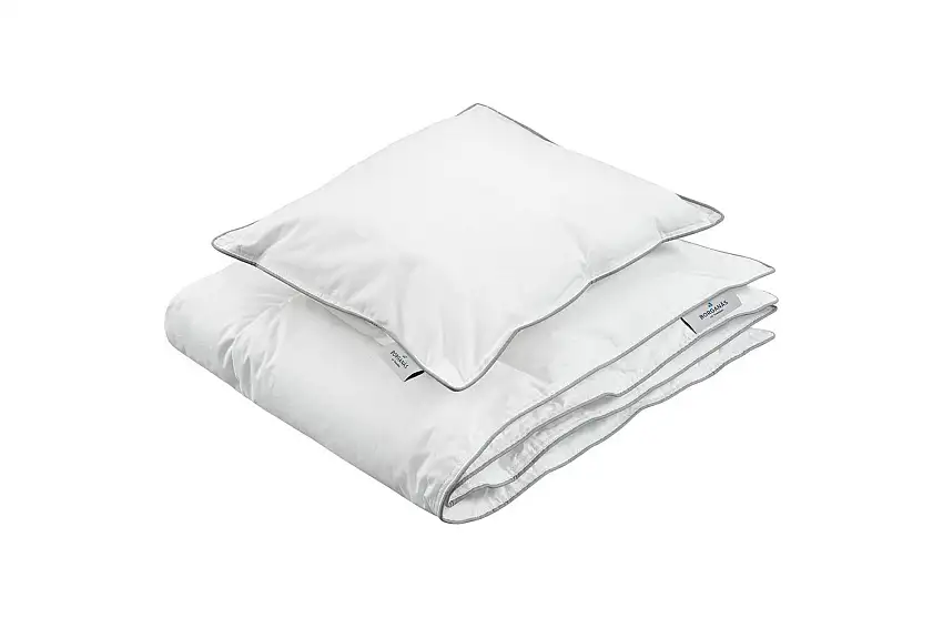 Täcke + Kudde Barn Lyxfiber 28 x 35 cm + 70 x 80 cm Vit