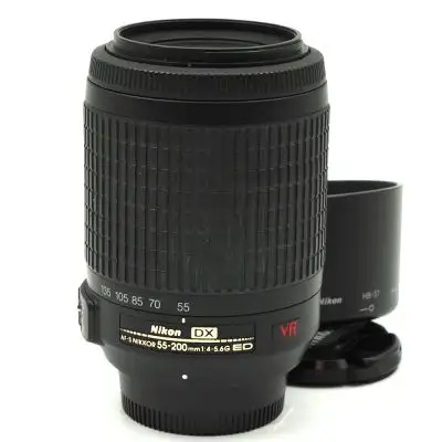 Nikkor AF-S DX 55-200/4-5.6G VR -objektiv BEGAGNAD