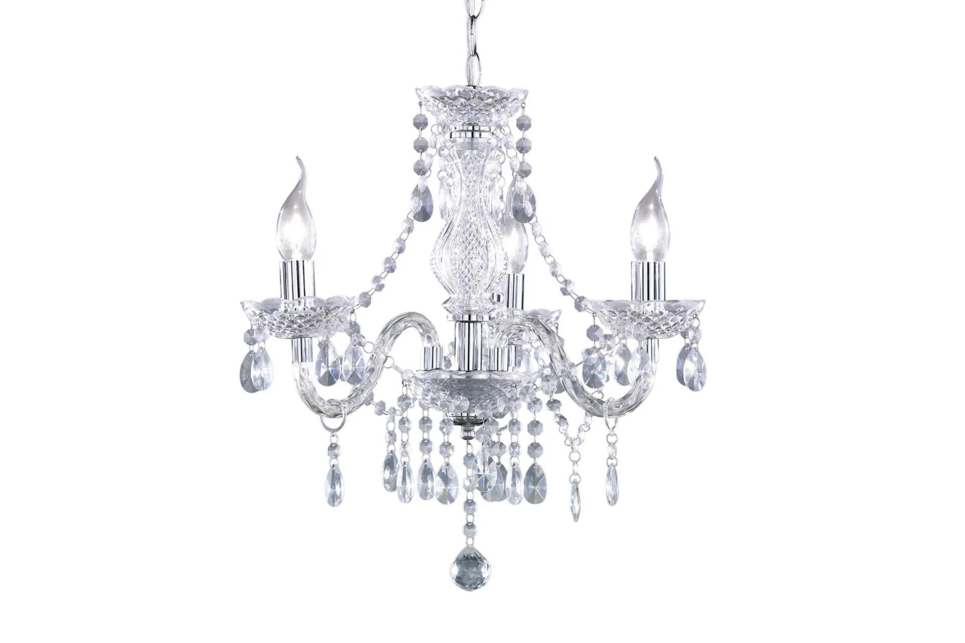 Luster Ljuskrona 3L E14 transparent