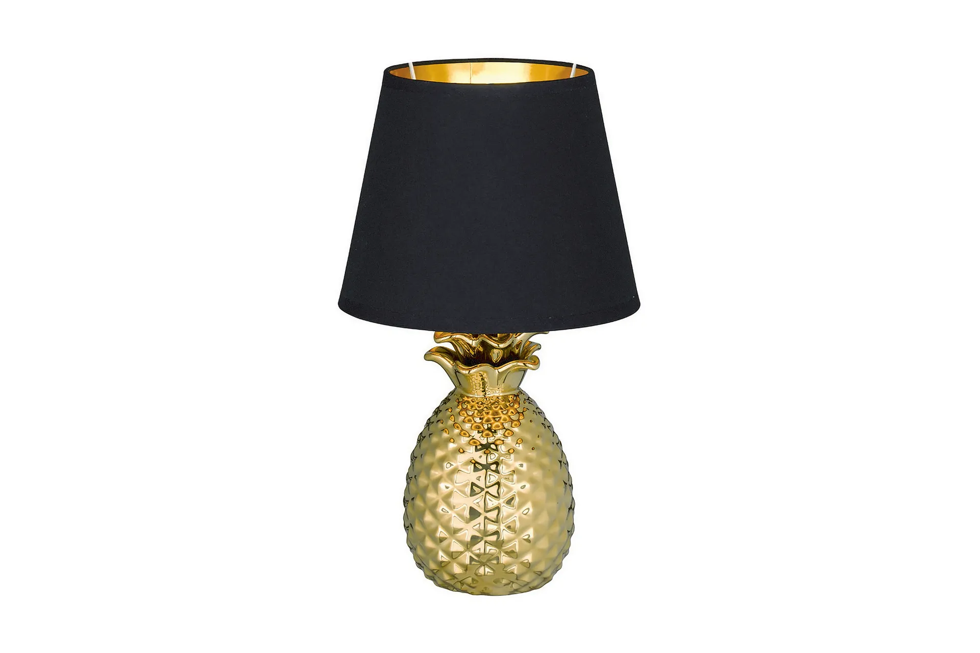 Pineapple Bordslampa 35cm E14 guld/ svart