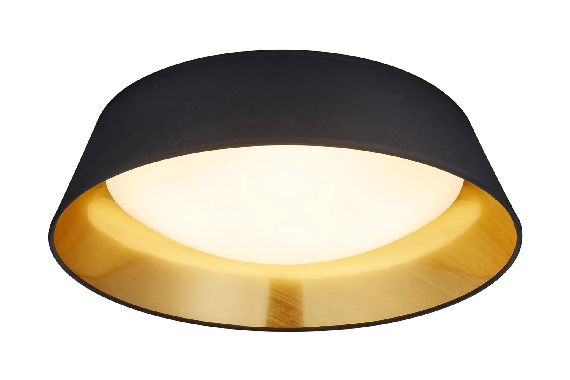 Ponts LED Plafond 45cm svart/ guld