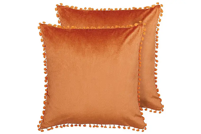 Prydnadskuddar Aerangis set om 2 Orange