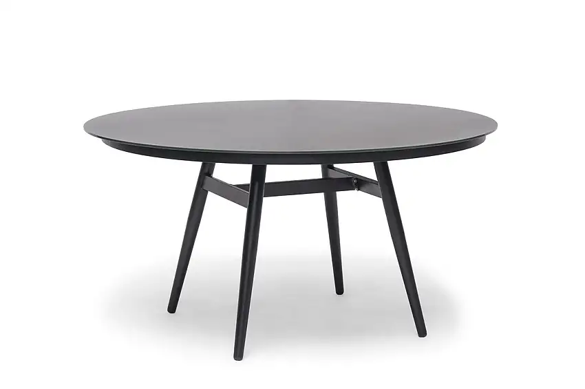 Utebord Hillerstorp Oxhult Ø145 cm Svart
