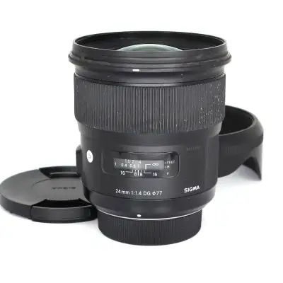 Sigma 24/1.4 DG HSM Art -objektiv, Nikon BEGAGNAD