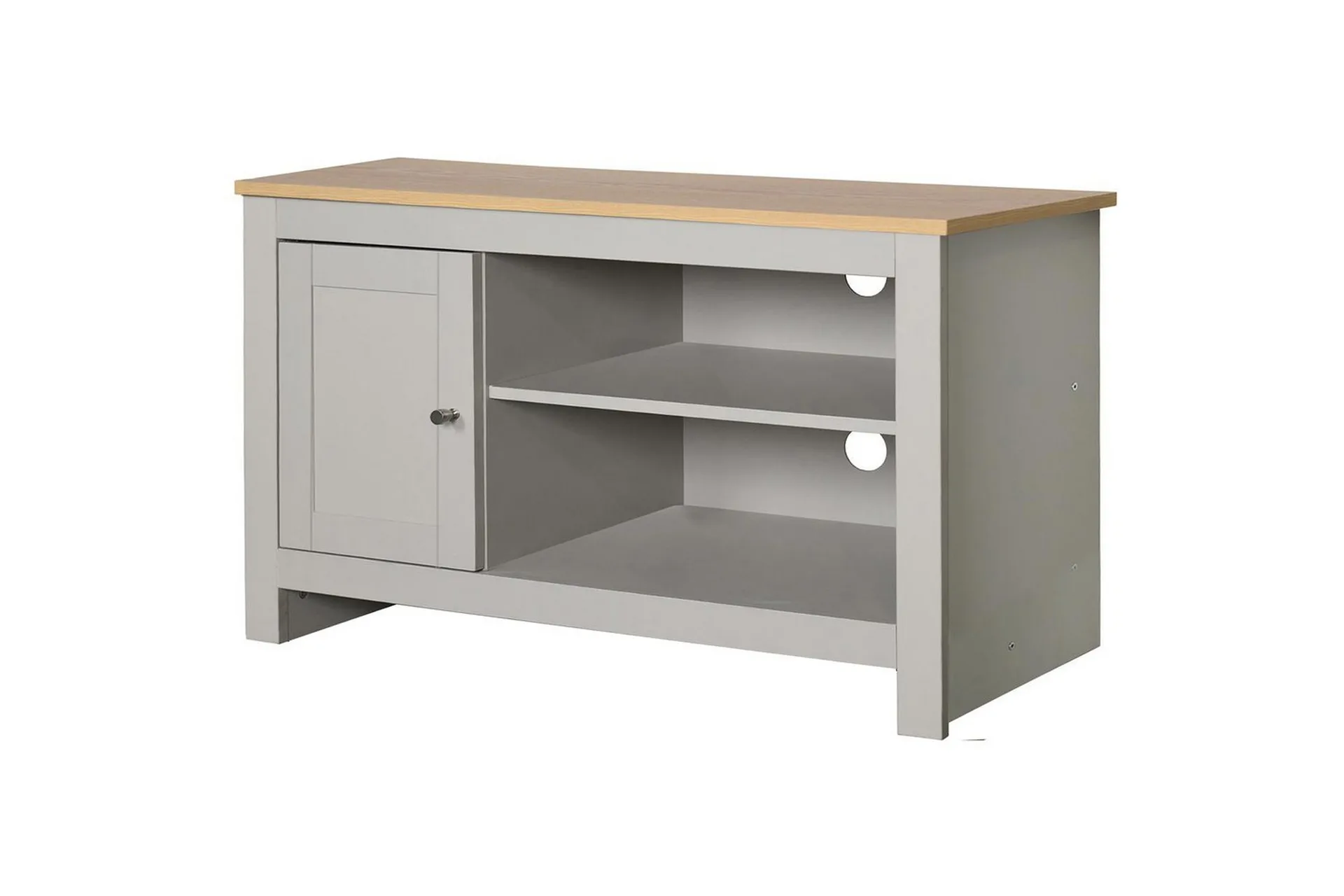 Loft24 Lowboard Emerald 95x39x58 cm, Natur/Grå 95x39x58 cm, Natur/Grå