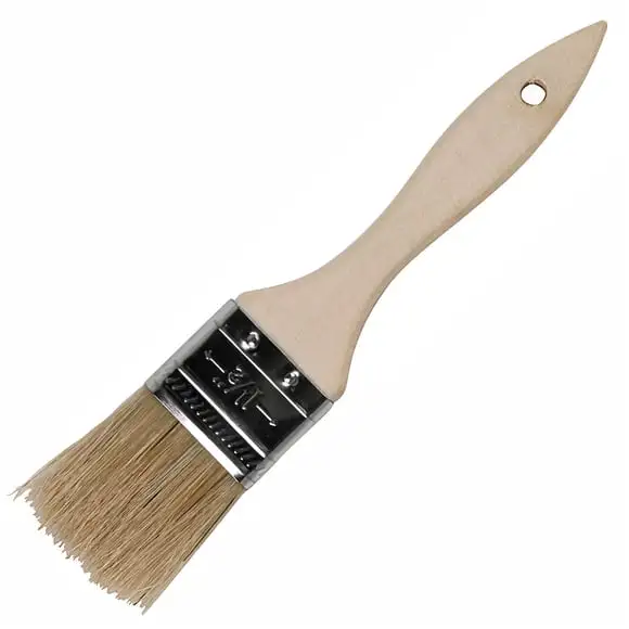 Pensel stryk vit borst 19cm bredd 40mm