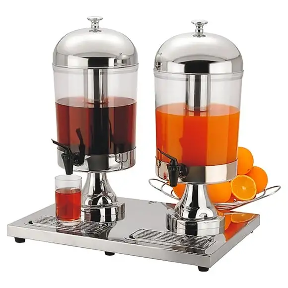 Dryckesdispenser dubbel 2x8L Sunnex