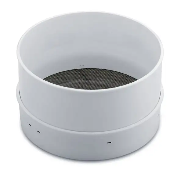 Sikt plast nät D18,5cm 0,4mm hålstorlek