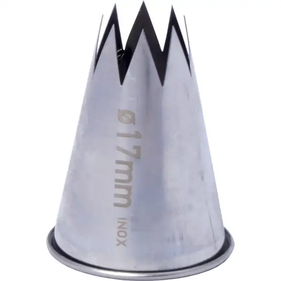 Stjärntyll rostfri 17mm