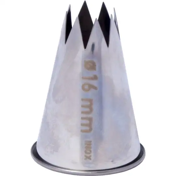Stjärntyll rostfri 16mm