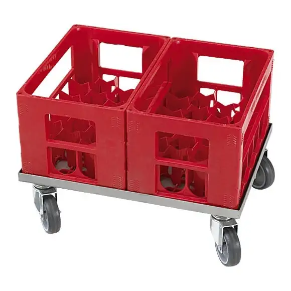 Vagn till Coca-Cola back rostfri dubbel 405x605mm