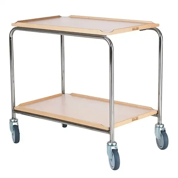 Rullbord bok 2H kromstativ 800x520x820mm ex frakt