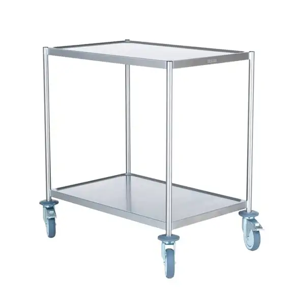 Storköksvagn rostfri utan handtag 2H 800x520x900mm ex frakt
