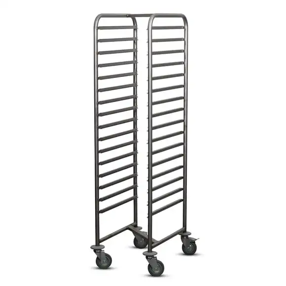 Kantinvagn rostfri 16st GN1/1 590x390x1563mm Z-modell