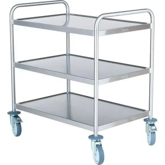 Storköksvagn rostfri med handtag 3H 1070x570x1100mm ex frakt