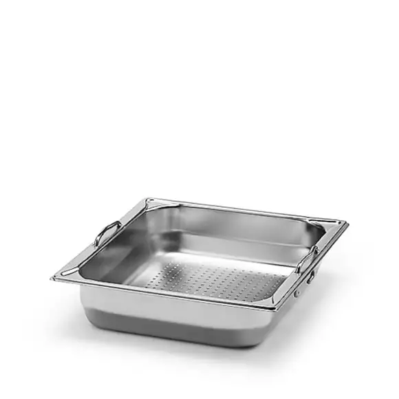 Kantin rostfri perforerad GN 1/2-65 med handtag 4L Patina